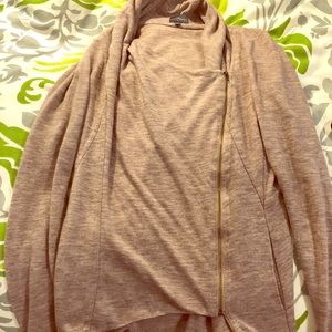Alan French Terry Asymmetrical Zip Cardigan
